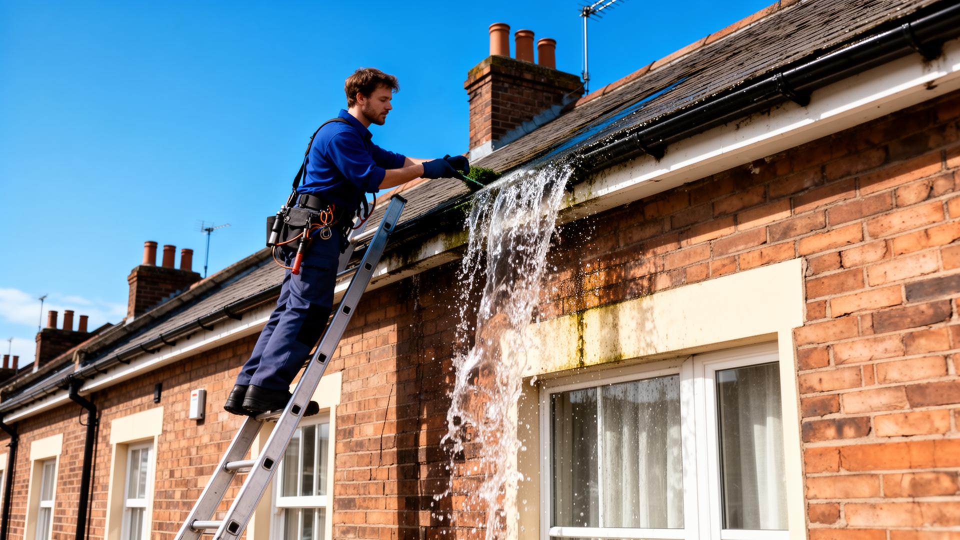 Gutter cleaning in Liverpool